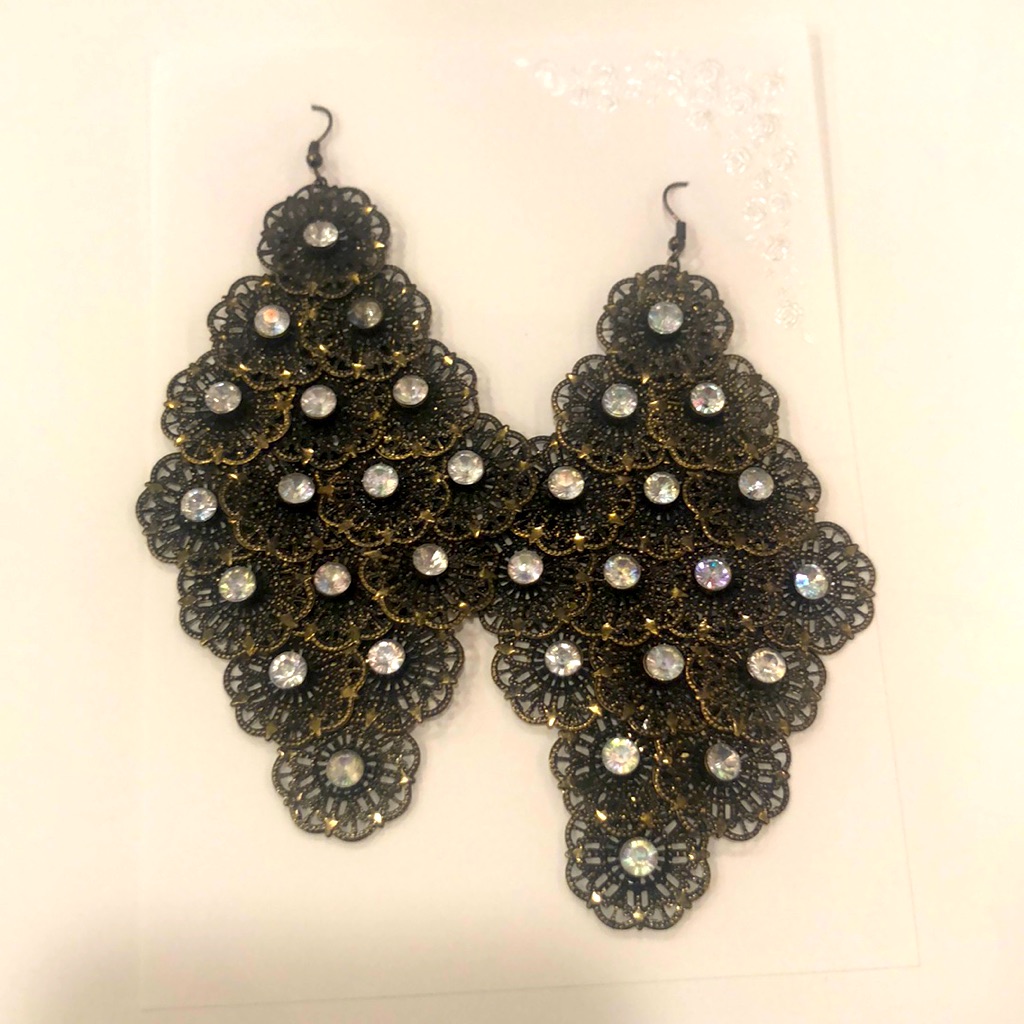 Aldo Fashion Earrings Copper Metallic Drop-Down